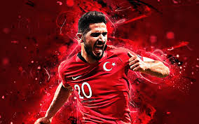 Türkiye a milli futbol takimi. Download Wallpapers Emre Akbaba Midfielder Turkey National Team Goal Joy Akbaba Soccer Abstract Art Neon Lights Turkish Football Team Besthqwallpapers Turkey National Team Midfielder Football Team