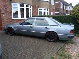 1990 Mercedes E300 Dropped On 18s Retro Rides Mercedes E300 Mercedes Riding
