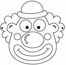 Farsang Clown Basteln Vorlage Clown Basteln Clowns Malen