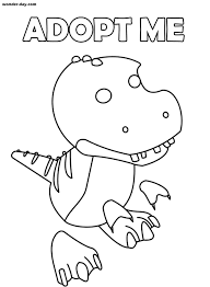 Coloring pages adopt me are cool images of animals from the famous computer game roblox. Adopt Me Coloring Pages Wonder Day Com
