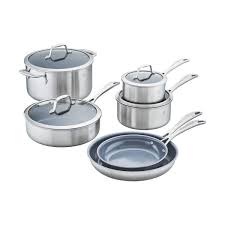 A deep cooking pan with a handle. Ceramic Pans Nonstick Things To Know Kitchn