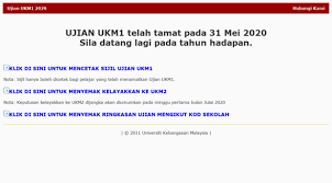 Guru kelas , sila ambil tindakan yang sewajarnya. Ukm1 Permatapintar Edu My Ujian Ukm1 Ukm1 Permatapintar