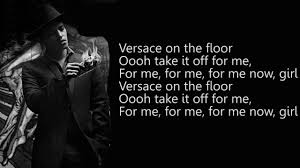 Bruno Mars Versace On The Floor 24k Magic Lyric Video Versace On The Floor Youtube My Love