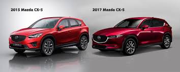 An der guten alltagstauglichkeit hat sich nichts geändert, der van punktet auch künftig mit praktischen schiebetüren. Vergleich 2015 Vs 2017 Mazda Cx 5 Autofilou
