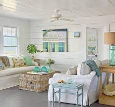26 Small Cozy Beach Cottage Style Living Room Interior Design Decor Ideas Cottage Style Living Room Beach Cottage Style Living Room Beach House Living Room