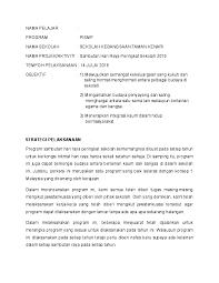 Suatu kinerja perusahaan tidak akan berjalan lancar tanpa penyusunan program kerja. Doc Contoh Laporan Kertas Kerja Projek Putih Kertas Academia Edu