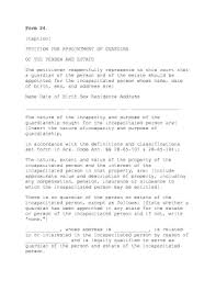 All enclosures should be copies and not original documents. Fillable Online Sample Caption For Guardianship Petition Form Fax Email Print Pdffiller