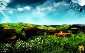 Dream home is a great wallpaper for your computer desktop and laptop. Dream Home House And Truck Wallpaper Creative And Fantasy Wallpaper Better