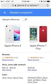 Google Product Comparison In Search