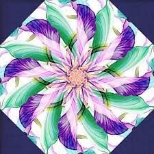Free usa shipping over $50. Pre Cut Quilt Kit Floral Fantasia Kaleidoscope Quilting From P B Textiles