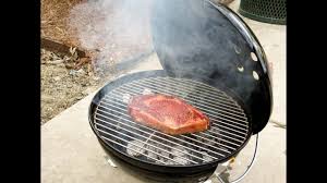 Owners report great pizza and beer can chicken. Ribeye Steak On The Smokey Joe Gold How To Youtube
