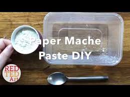 Here is a super easy paper mache recipe. How To Make Paper Mache Paste Without Glue Fast Easy Only Two Ingredients Papier Mache Recipe Youtube