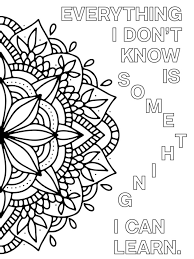 School's out for summer, so keep kids of all ages busy with summer coloring sheets. Everything I Don T Know Is Something I Can Learn Coloring Page Free Printable Coloring Pages For Kids