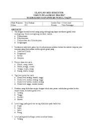 Maybe you would like to learn more about one of these? Doc Ulangan Mid Semester Tahun Pelajaran 2016 2017 Madrasah Tsanawiyah Nurul Yaqin Yulin Podungge Academia Edu