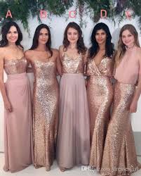 Black And Rose Gold Bridesmaid Dresses Tips On Going For Budgeted Wedding Gold Bridesmaid Dresses Sequin Bridesmaid Dresses Sequin Bridesmaid