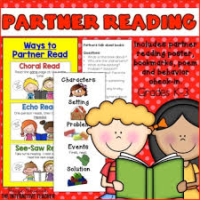 Partner Reading Posters Poem Anchor Chart Bookmarks Behavior Check