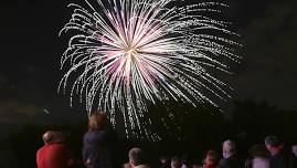 Maritime Days Festival Fireworks in Marine City