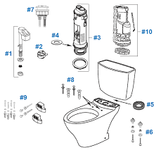 Zoro.com has been visited by 100k+ users in the past month Toto Aquia Toilet Replacement Parts