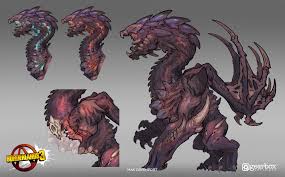 Artstation Borderlands 3 The Rampager Vault Boss Max Davenport Borderlands Concept Art Creature Concept Art The destroyer's higher than normal accuracy will be offset by its large amounts of recoil.