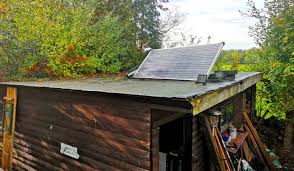 Autark Im Garten Schuppen Mit Solar Hobbyfamilie De Solar Solaranlage Schuppen