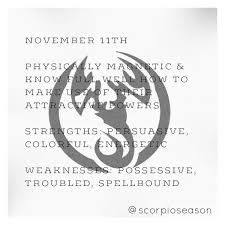 Scorpio Born On November 11