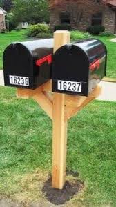Families living outside of the city limits usually have mail delivered to boxes standing alongside the road instead. Pinterest Garden Centre Mailbox Design Double Mailbox Post Mailbox Post