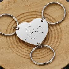 Jovivi Stainless Steel Puzzle Heart Shape Key Chain Key Ring Family Friendship Keychains Birthday Gift 3 Pcs 4 Pcs Key Chains Key Chains Aliexpress