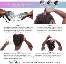 For curly hair, use your natural texture to your advantage, says ferrera. Buy Beaded Banana Hair Clip For Thick Natural Curly Hair Stretch Adjust Comfy Damage Free All Day Hold Professional Styles Seconds No Damage Creases Or Pain Silver Cord Bead W Bar