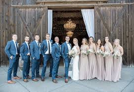 Pin By Beca Mahler On Wedding Bridal Party Groomsmen Tan Bridesmaid Dresses Wedding Parties Colors