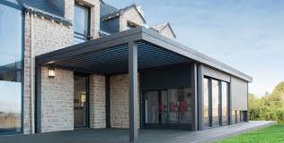 Toiture Plate Veranda Wallis Serie 414tp Veranda Alu Menuiserie Alu Veranda Bioclimatique Veranda Alu Extension Maison