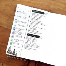 Amandarachlee On Instagram This Week I M Doing Simple Rolling Dailies With A Little Weekly Events Sidebar Basically I Just Set Up The Next Day Whenever Whe