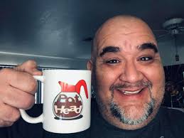 I love my new mug except it's a little small. Trouble wasn't happy to be in  the picture.