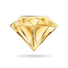 Gold Wedding Diamond Logo Vector Graphic Design Jewelry Logo Design Diamond Logo Diamond Picture