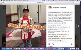 Bravo Chef Fifi Our Son Felix Will Be On The New Season Of Master Chef Junior Check Him Out On March 2nd On Fox Cooking On History Bookmarks Junior Felix