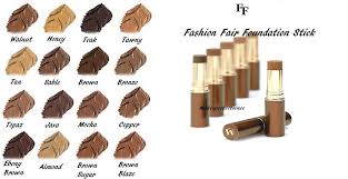 Fashion Fair Foundation Stick Color Chart Fashion Slap