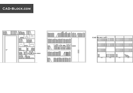 These files has been saved in autocad 2006. Bookshelves Cad Blocks