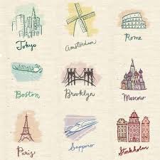 Cities Travel Drawing Travel Illustration Places To Go Places