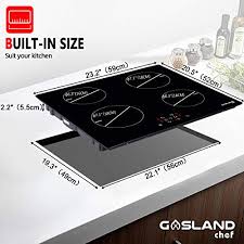 Two zones are most common in hong kong, three are most common in japan and 4 zones are most common in the usa and europe. 24 Built In Induction Cooktop Gasland Chef Ih60bf 240v Electric Induction Hob Drop In 4 Burner Induction Stovetop 9 Power Levels Sensor Touch Control Child Safety Lock 1 99 Minutes Timer Pricepulse