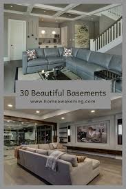 30 Decoratively Beautiful Basements Basements Beautiful Decoratively In 2020 Basement Remodeling Basement Renovations Basement Makeover