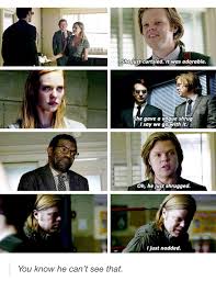 I Love Foggy The Way He Just So Casually Acts As A Visual Aid To Matt Is Touching Marvel Daredevil Marvel Tv Marvel Superheroes