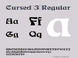 The curse generator adds symbols on top, beneath, and in the middle of your text. Cursed 3 Font Eckmannex Font Cursed 3 1 0 Wed Apr 26 11 40 23 1995 Font Ttf Font Uncategorized Font Fontke Com