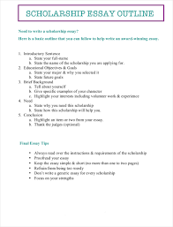 A scholarship resume template that will get you the money. Free 9 Scholarship Essay Examples In Pdf Examples
