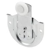 Sliding Closet Door 1/8 Inch Offset Front Door Rollers, 7/8 Inch Diameter  Wheels, (1 Pair)
