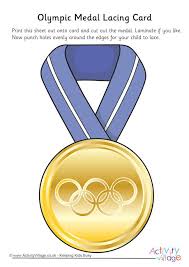 Olympic games, a winners podium, cookie gold medals, and party food. Printable Olympic Medals For Kids Shefalitayal
