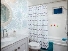 Shower curtains are the largest piece of fabric in a bathroom. Shower Curtain Styles Hgtv
