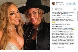 ビヨンセとマライア キャリーの貴重なツーショット自撮りが公開 ビヨンセ マライアキャリー マライア