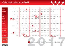 Madrid Calendario Laboral 2017 Villaviciosadigital