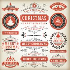 Download Vintage 2015 Christmas Labels Creative Vector 01 Free Download SVG Cut Files