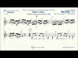 Imprimir letra | enviar a un amigo/a. Natal Bate O Sino Notas Musicais Letra Acordes Karaoke Youtube