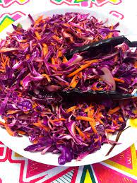Healthy Red Cabbage Slaw Recipe Recipe Red Cabbage Slaw Recipes Cabbage Slaw Recipes Red Cabbage Slaw